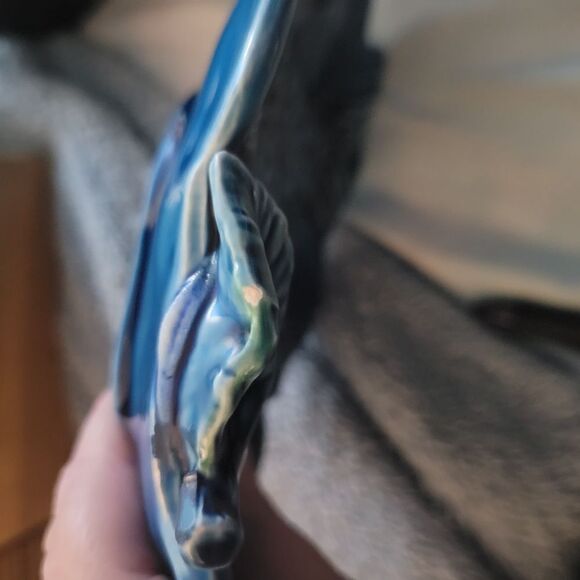 Blue Ceramic Fruit Platter - Picture 5 of 5